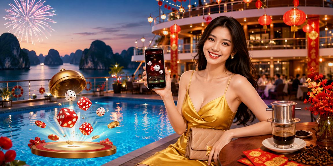 Giao diện tài xỉu trực tuyến với hình ảnh Hạ Long